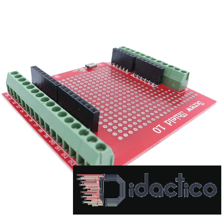 Carte de Prototypage à Vis Shield pour Arduino Uno DIDACTICO TUNISIE