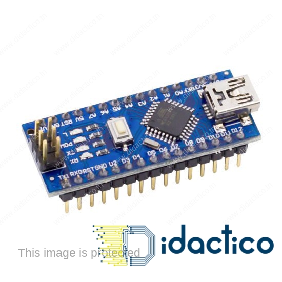 Carte Arduino NANO R3 CH340 DIDACTICO TUNISIE
