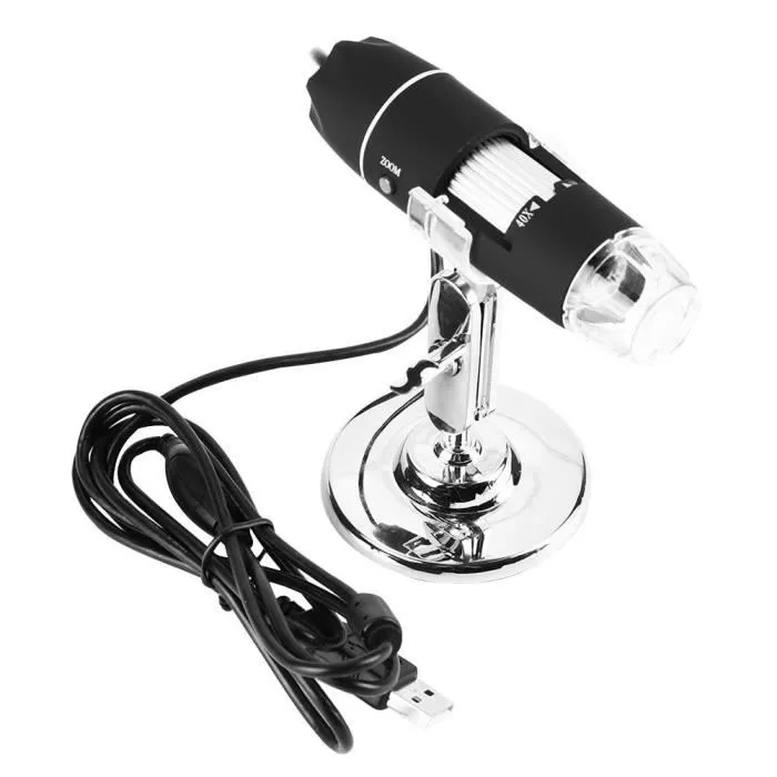 Microscope 1000X Caméra Endoscope USB 3 en 1 8LED Loupe