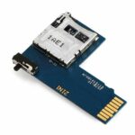 Adaptateur 2-in-1 double Micro SD , carte TF pour Raspberry Pi Adaptateur 2 in 1 double Micro SD carte TF pour Raspberry Pi