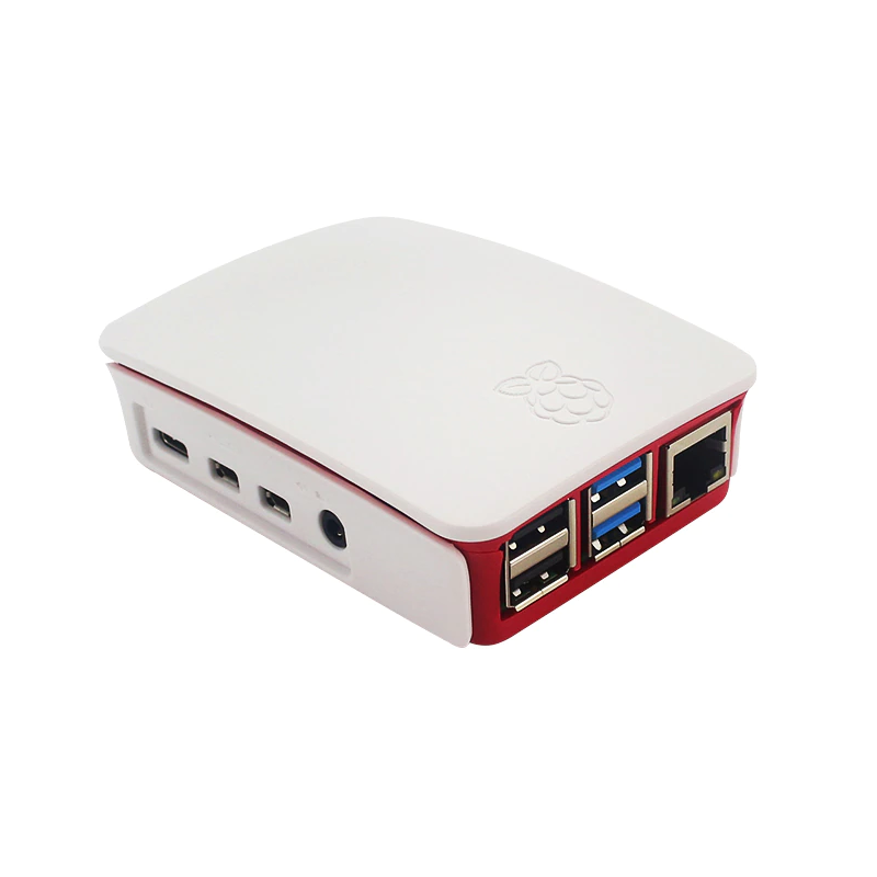 Boitier Rouge et blanc pour raspberry Pi4