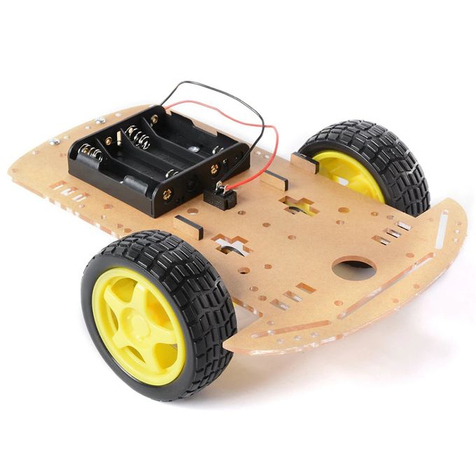 Kit chassis Robot à 2 roues transparent