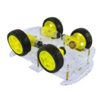 Kit chassis Robot à 4 roues transparent Kit chassis Robot a 4 roues transparent 1