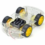 Kit chassis Robot à 4 roues transparent Kit chassis Robot a 4 roues transparent 2