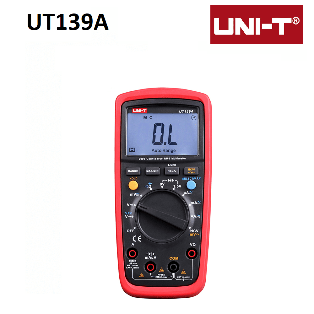 Multimètre numérique True RMS UT139A