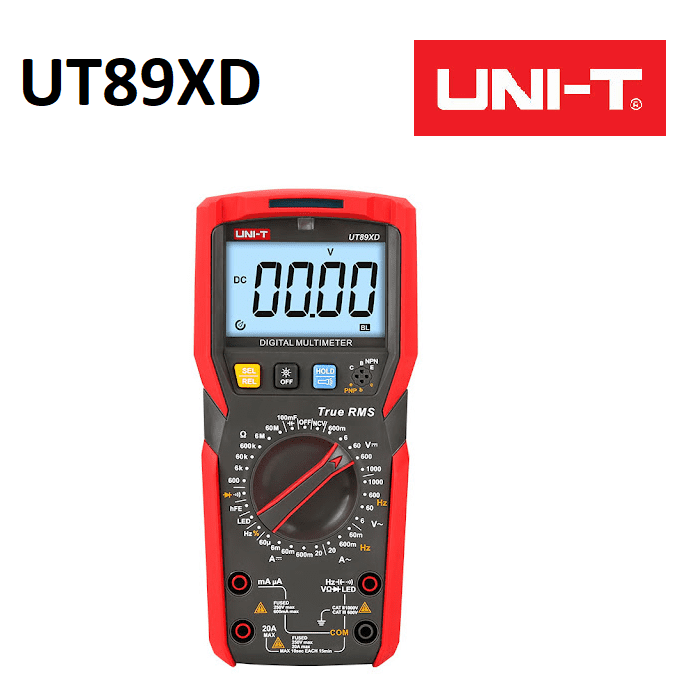 Multimètre numérique UT89XD UNI-T DIDACTICO TUNISIE