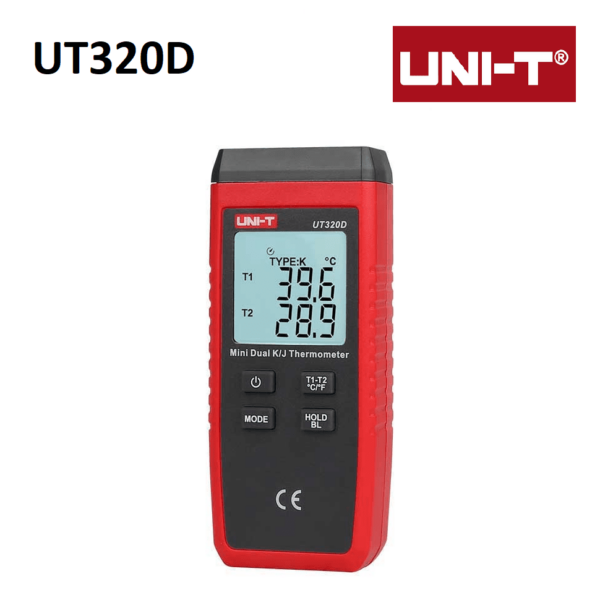 Thermomètre pour thermocouple Type J et K UT320D DIDACTICO TUNISIE