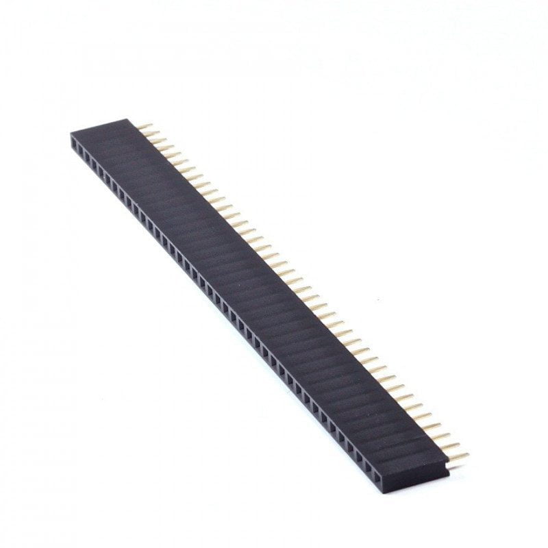 Barrette 1x40Pin Femelle 2.54mm pour Arduino barrette secable 40 pin femelle simple