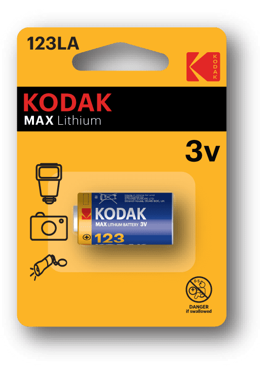 Batteries KODAK Spéciales 123LA 3V