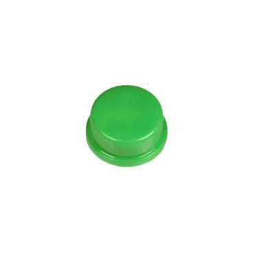 bouton vert pour bouton poussoir Noir 12x12x7mm