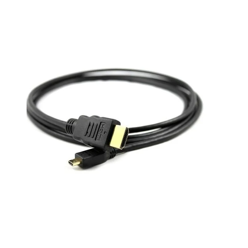 Cable micro HDMI/HDMI noir 1.5m pour PI4