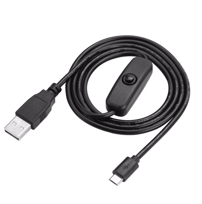 Cable USB/Micro USB avec bouton on/off DIDACTICO TUNISIE
