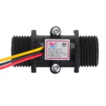 Capteur de débit d'eau YF-S201C Noir - G1/2 1-30L/min 5-15V