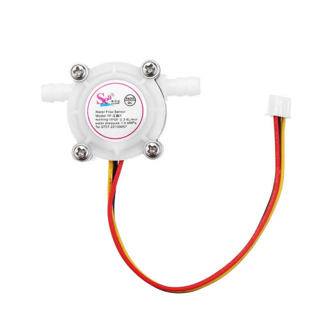 Capteur de débit d’eau YF-S401 0.3-6L/min Blanc 3.5mm DIDACTICO TUNISIE
