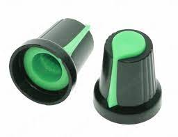 Capuchon en plastique Vert pour bouton potentiomètre Capot DIDACTICO TUNISIE