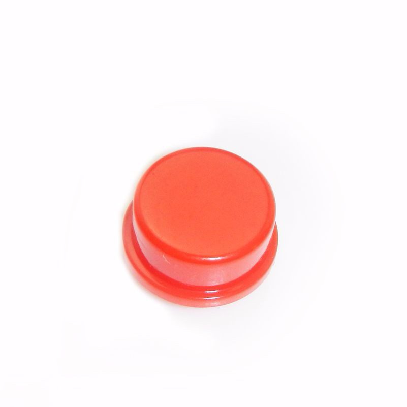 Capuchon rond rouge 12x12x7.3 mm pour interrupteur tactile carré DIDACTICO TUNISIE