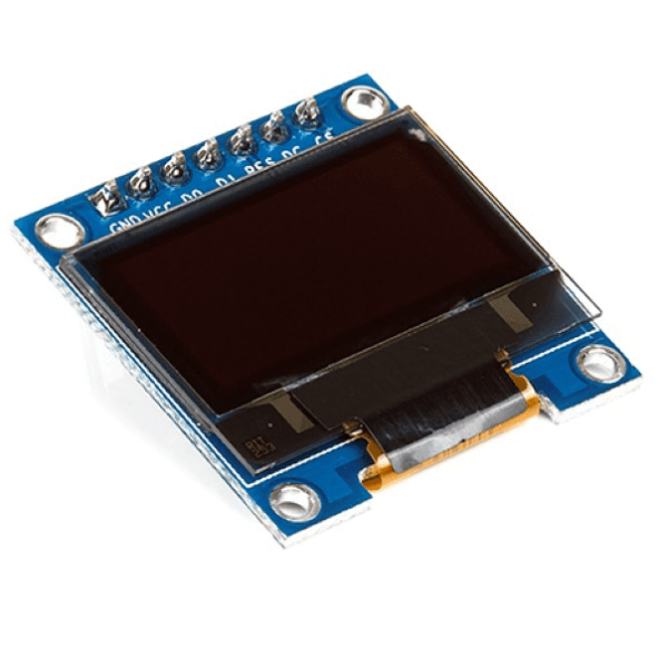 Ecran OLED Blanche 0.96″ + SPI 7 Pin (avec VCC GND) DIDACTICO TUNISIE