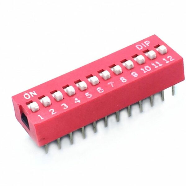 Interrupteur DIP Switch 12Pin 2,54 mm