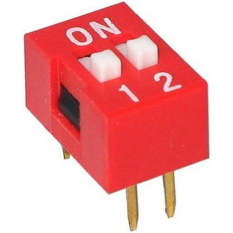 Interrupteur DIP Switch 2Pin 2,54 mm DIDACTICO TUNISIE