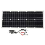 Kit Panneau solaire souple 100W avec contrôleur de charge kit Panneau solaire souple 100W avec controleur de charge 1