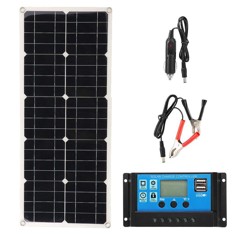 Kit Panneau solaire souple 100W avec contrôleur de charge DIDACTICO TUNISIE