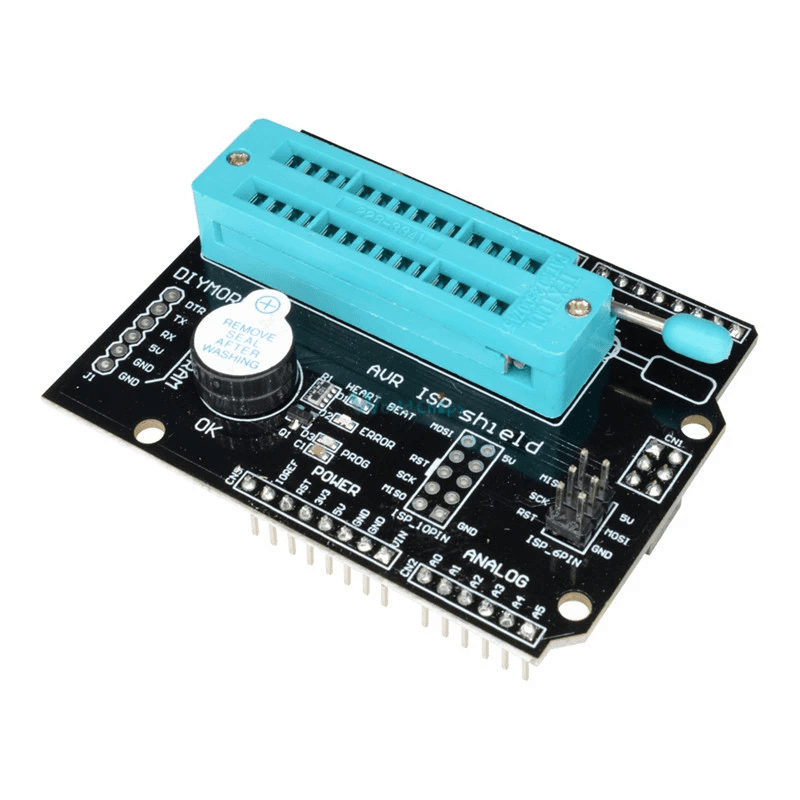 Module AVR ISP Shield programmateur avec buzzer indicateur LED pour Arduino R3