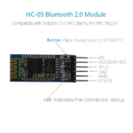 Module Bluetooth 6 Pin HC-05 avec bouton DIDACTICO TUNISIE