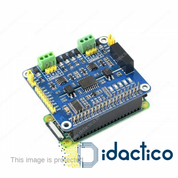 Module d'extension 2-CH RS485 HAT Raspberry Pi DIDACTICO TUNISIE