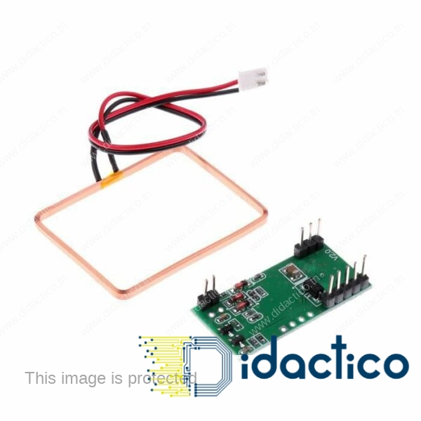 Module de lecteur d'identification RFID RDM6300 125KHz DIDACTICO TUNISIE
