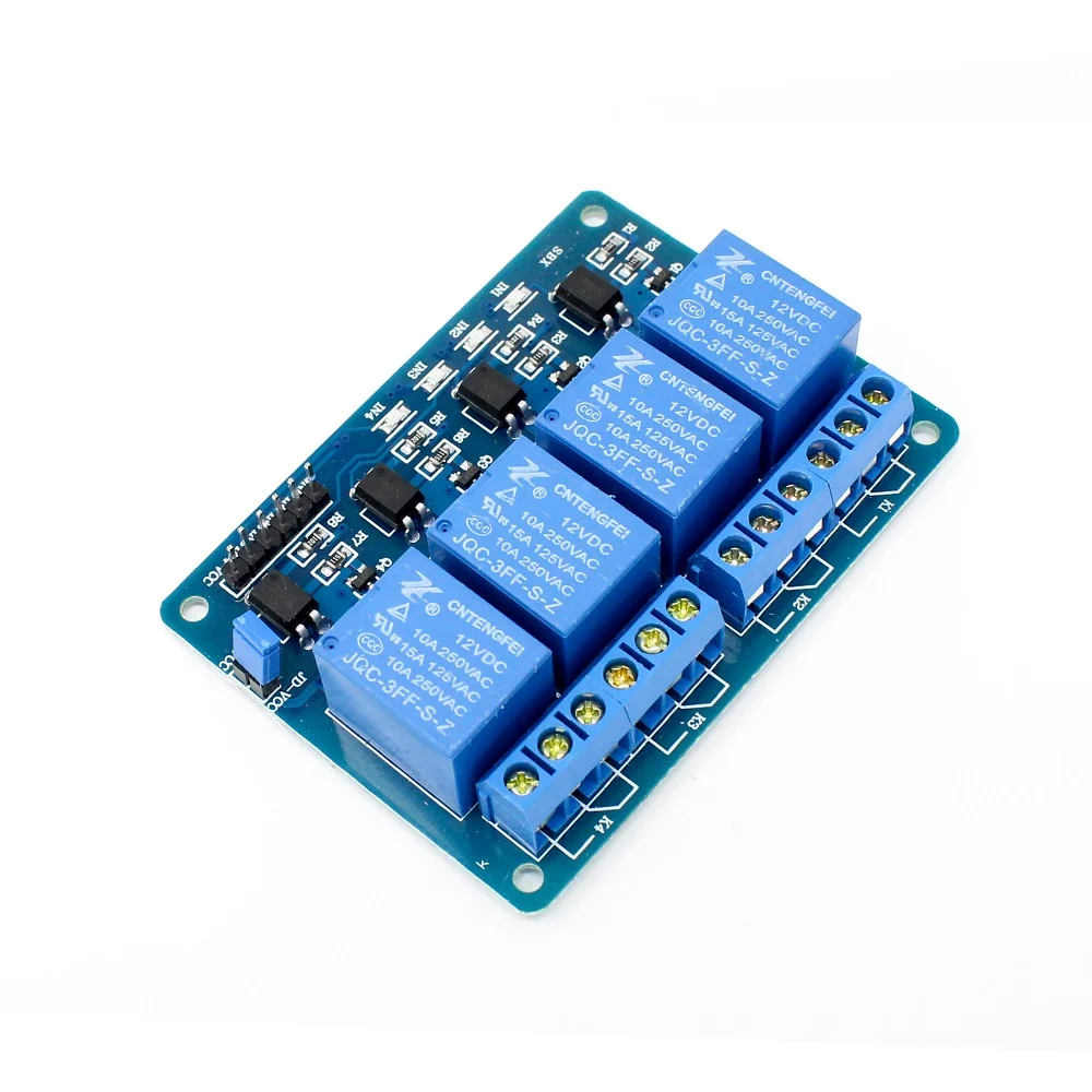 Module relais 12V 4CH avec light coupling