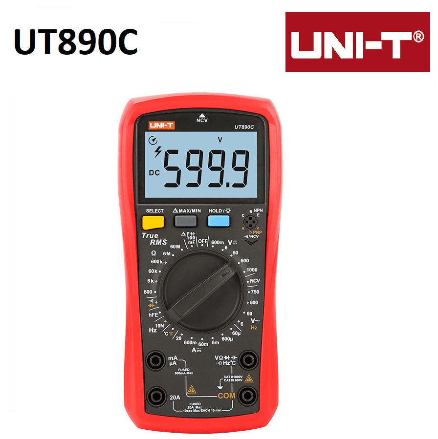 Multimètre numérique UT890C