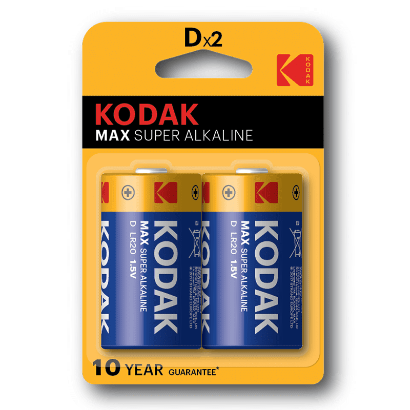 Batterie KODAK D Max Alkaline 1.5V