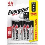 Pile AA Energizer Alcaline R06+2P