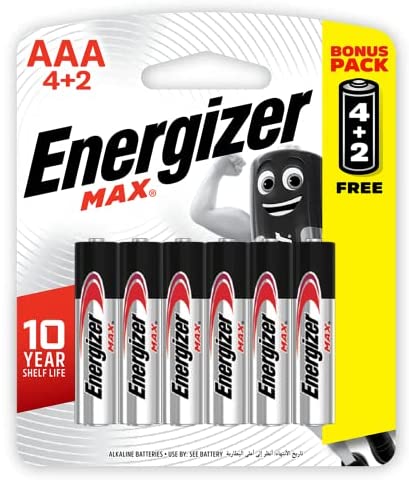 Pile AAA Energizer Alcaline R03+2P DIDACTICO TUNISIE