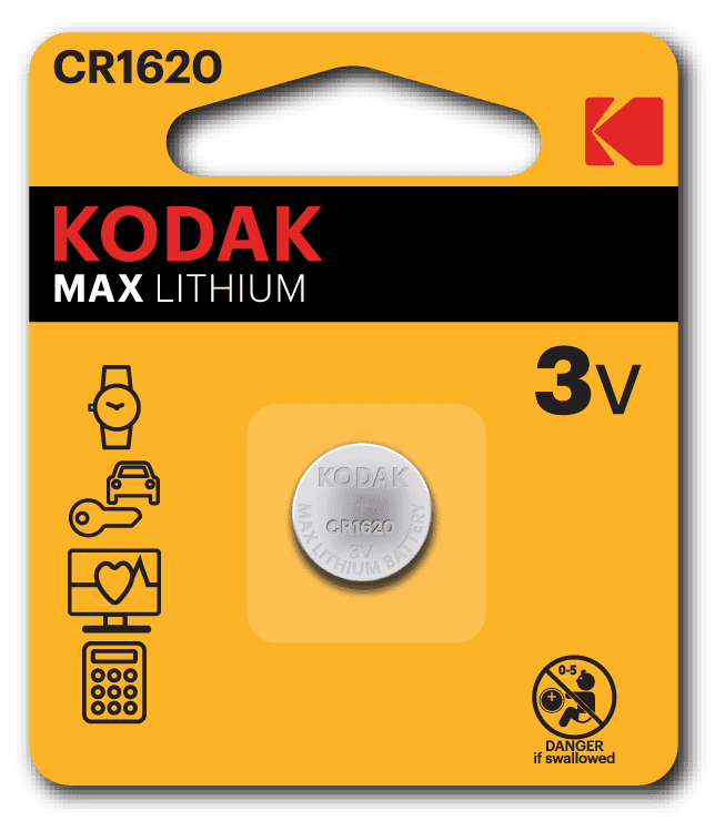 Pile bouton KODAK MAX CR1620