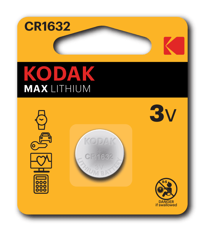 Pile bouton KODAK MAX CR1632