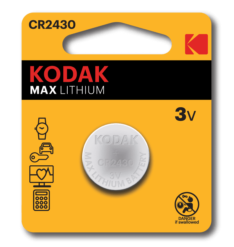 Pile bouton KODAK MAX CR2430