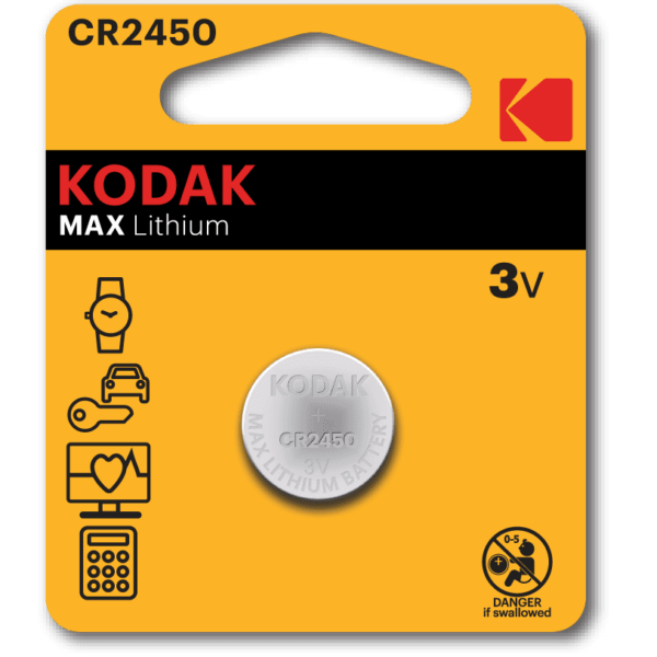 Pile bouton KODAK MAX CR2450