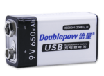Pile Rechargeable 9V 650mAh 6F22 Micro USB pile rechargeable 9v 650mah 6f22 micro usb