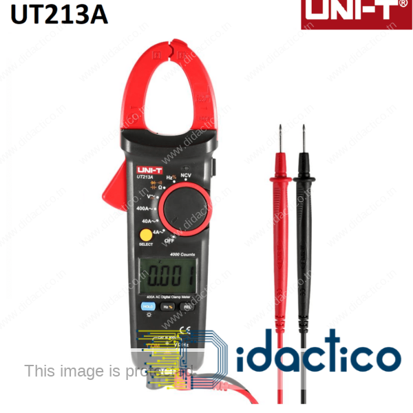 Pince ampèremétrique numérique UT213A DIDACTICO TUNISIE