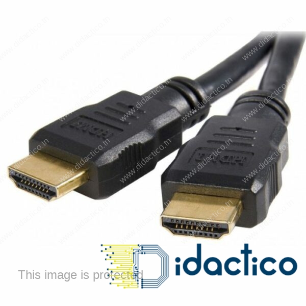 Cable HDMI vers HDMI  3M DIDACTICO TUNISIE